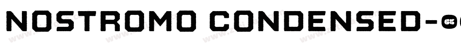 Nostromo Condensed字体转换